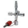 Multifunctional Universal Electrical Cabinet Triangular Square Cross Key Wrench