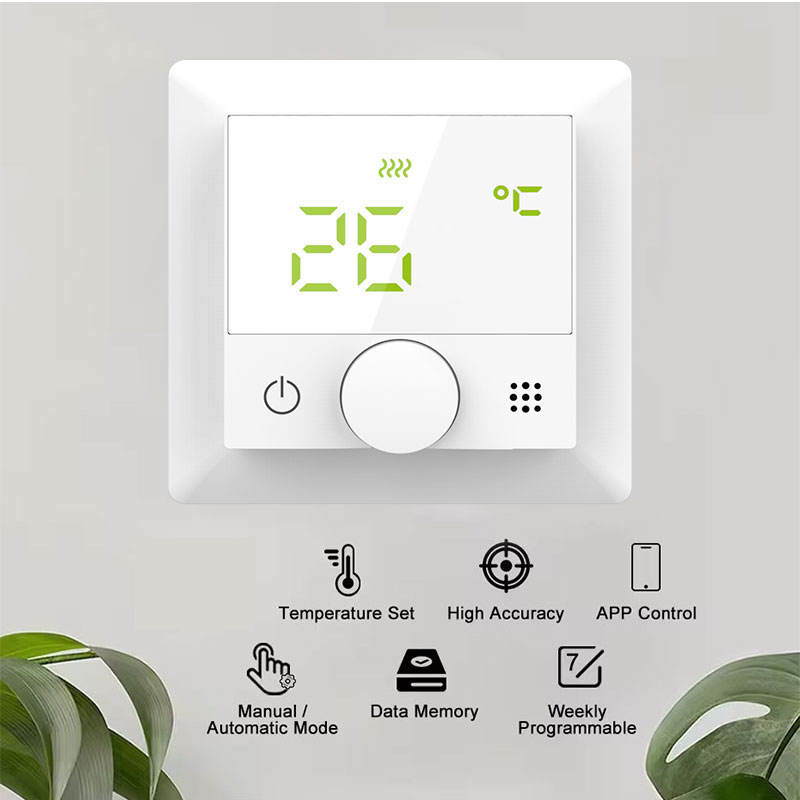 Tuya WiFi HY510 Programmable Room Thermostat Smart Underfloor Heating Controller for Smart Home