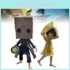 Яркие ПВХ-статуэтки Six и Mono из Little Nightmares, идеальные для украшения вечеринки и витрин