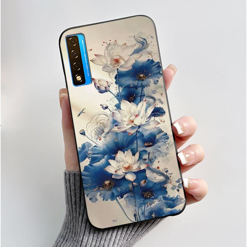 Чехол для TCL 20 20S 20 Pro 5G 20L Plus 20L+ Чехол Роскошный Дракон Милый Крутой Мальчики Девочки Черный Мягкий Силиконовый Чехол для Телефона Задняя Крышка