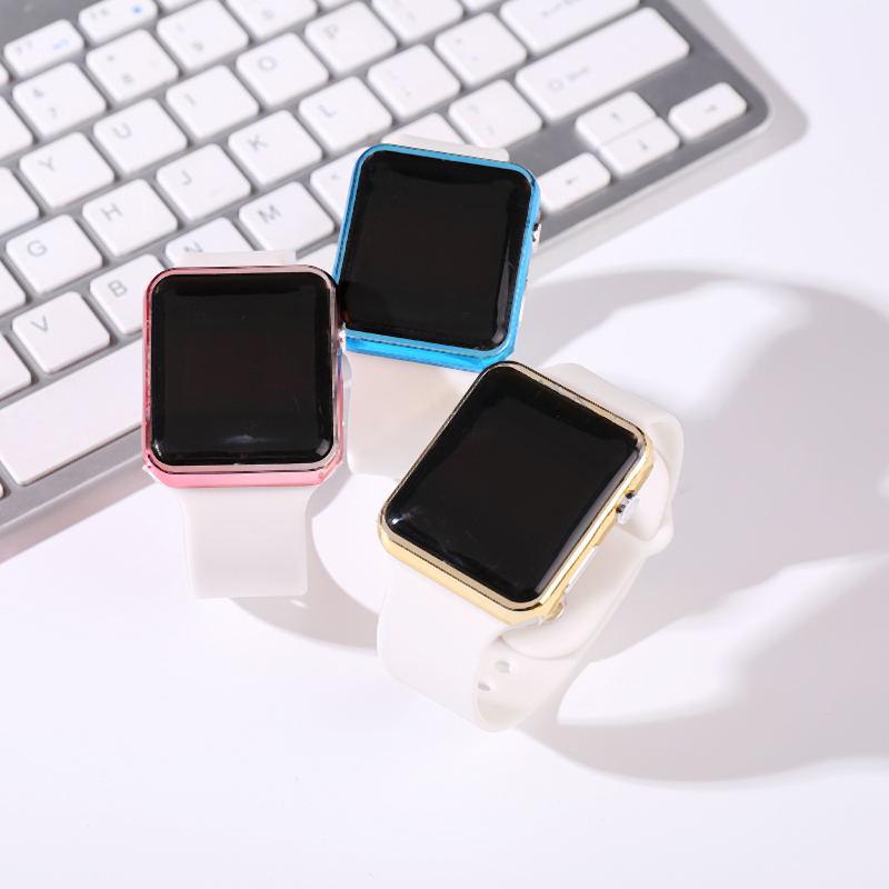 LED Electroplated Square Watch for Students, Adults & Couples - Cool Sunglasses Design