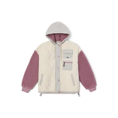 Куртка с капюшоном и длинными рукавами Color Block, женские куртки VN0A7YIN3KS