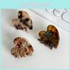 Highquality Small Korean Heart Hair Claw Clip With Unique Patterns For Wear Everyday