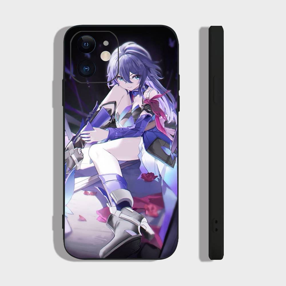 Чехол для телефона Honkai Star Rail с персонажем Зеле, анимированный, для iPhone 17 Air 16 15 14 13 Pro Max 11 12, Черный силиконовый чехол