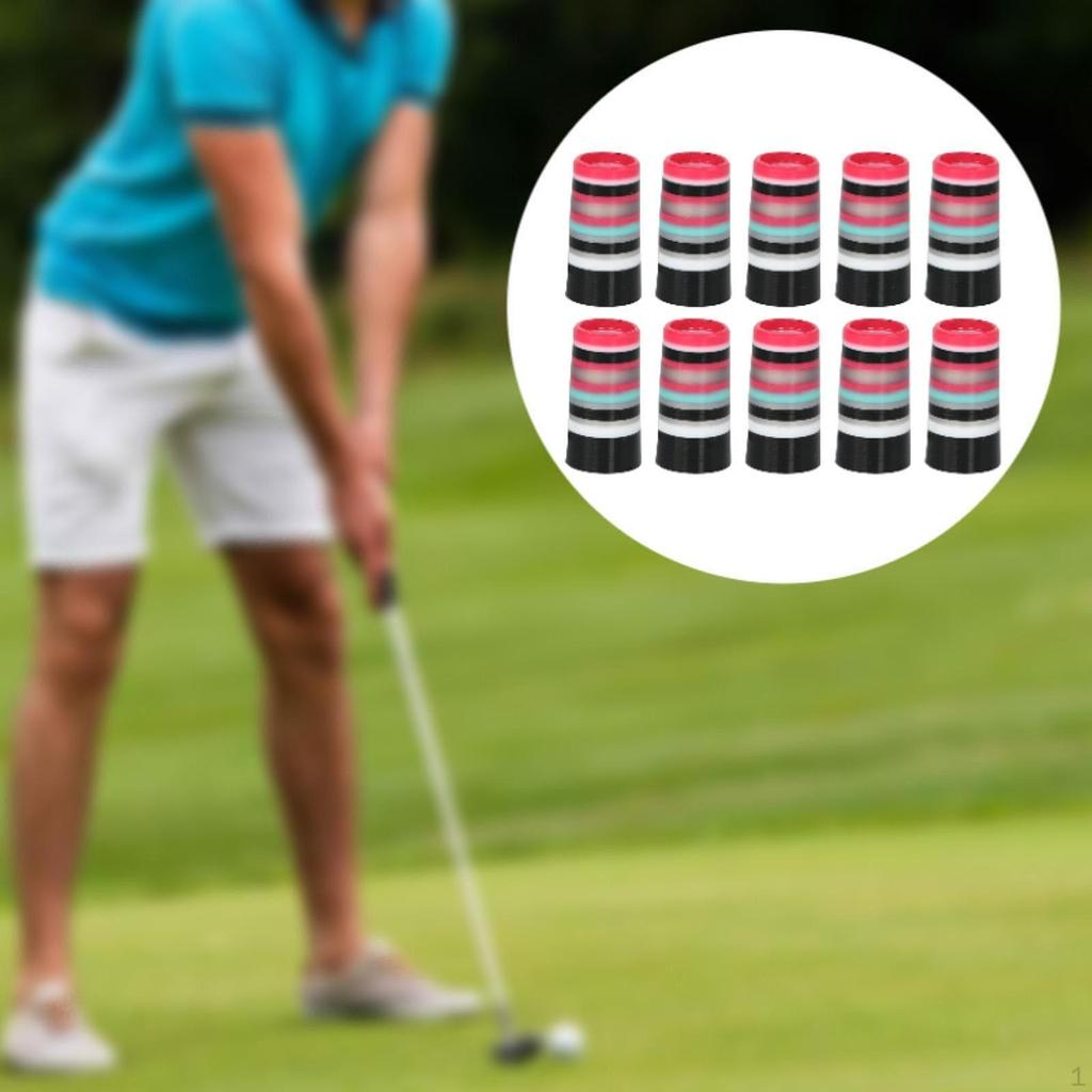 10 наконечников для клюшек для гольфа для клина с коническим наконечником, размер .370, запасные части