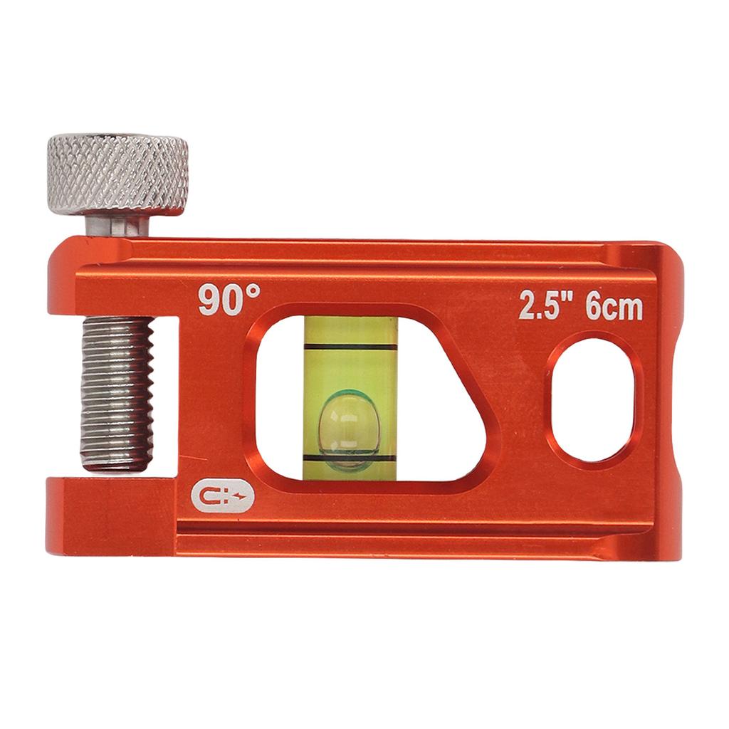 Mini Level Ruler 2.5 Inch Accurate Solid Cast Aluminium Compact Magnetic Spirit Level Ruler for