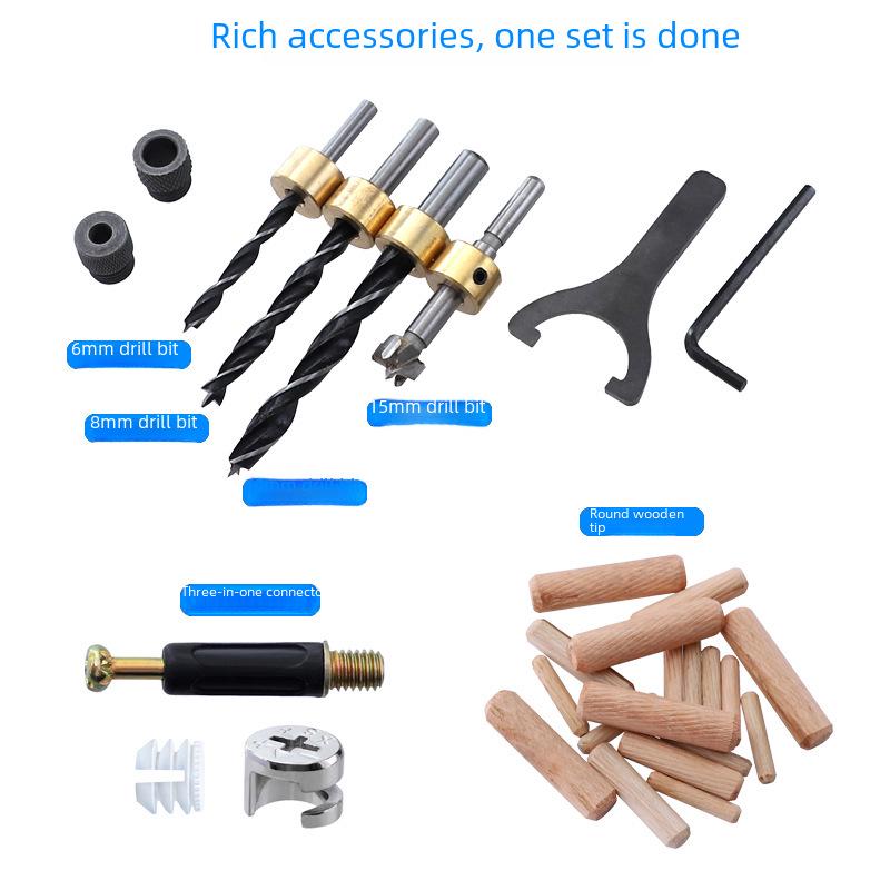 3-в-1 Деревообрабатывающий пуансон-локатор и инструмент для круглых шипов