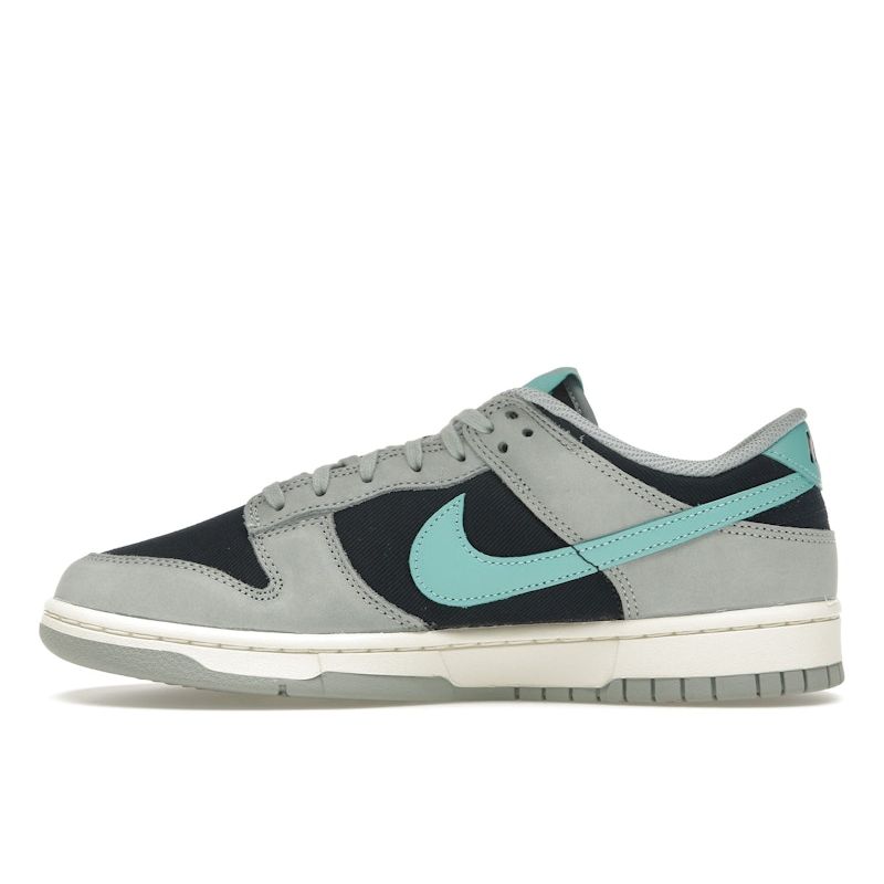 Nike Dunk Low Premium Dark Obsidian Green Frost Unisex Sneakers Blue Light-Pumice Coconut-Milk FB8895-001