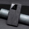 BINFEN COLOR For Xiaomi 15 Pro Phone Cases Wallet Stand Geometry Imprinted Leather Cover