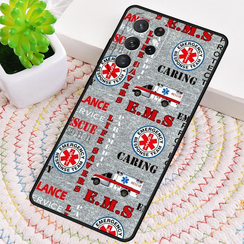 Мягкий чехол для телефона EMT EMS Ambulance для Samsung Galaxy note 10 pro S26 Ultra S23 S24 FE S25 S21 S22 PLUS ударопрочный
