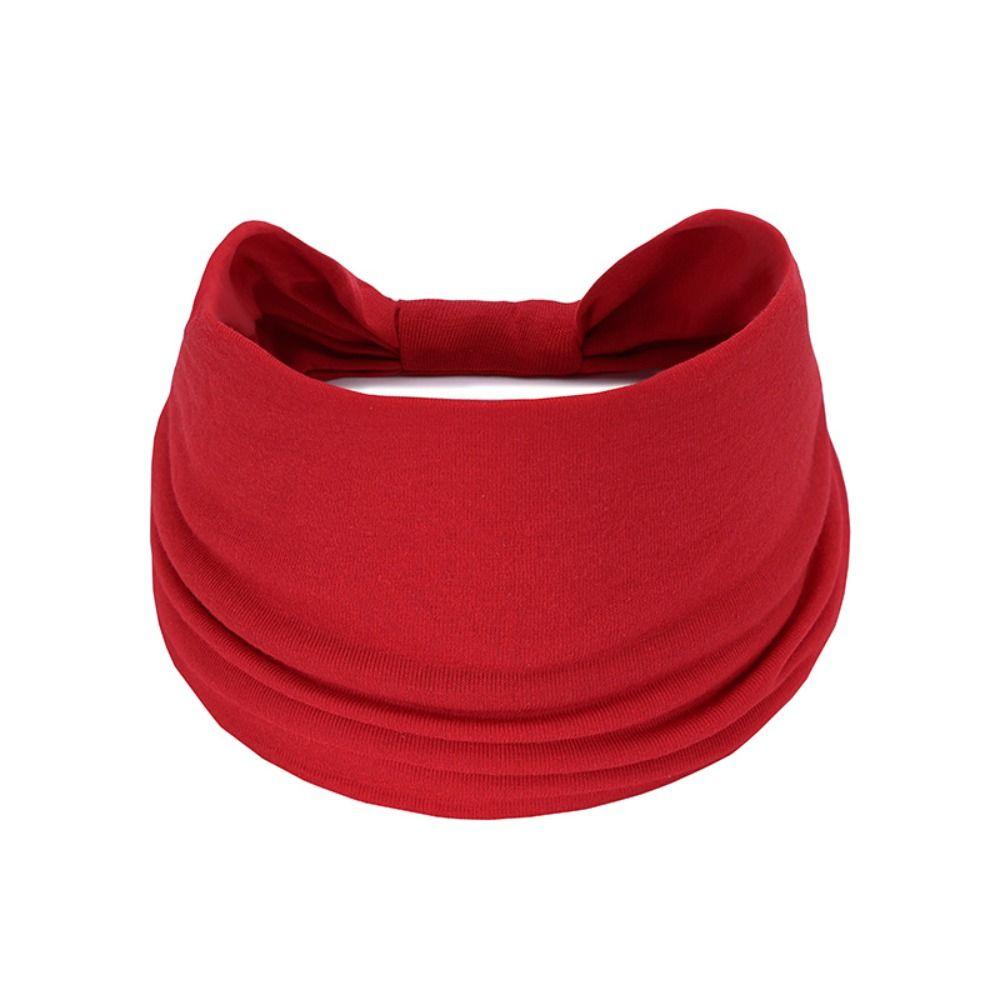 Эластичная повязка для волос для йоги однотонная головной убор аксессуары для бега спортивная повязка женская