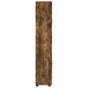 FLORIN Highboard with Shelf Smoked Oak 60 x 35 x 182 cm