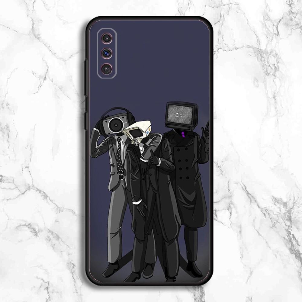 Skibidi Toilet Phone Case For Samsung Galaxy A13,A21s,A22,A31,A32,A52,A53,A71,A80,A91 Soft Black Phone Cover