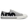 Comme des Garcons Play x Converse Jack Purcell Универсальные Модные Низкие Кеды из Холста Унисекс Черный и Серый