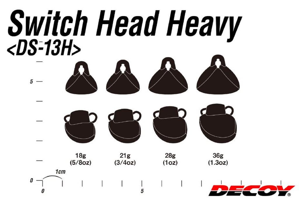 Decoy DS-13H Головка переключателя с грузиком Тяжелая 18 грамм (3285)
