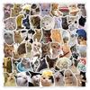 1800 реалистичных мультяшных наклеек с котятами: Милая коллекция кошачьего граффити для креативного декора