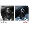 For Range Rover Sport 14-2022 Carbon Fiber Central Console Gear Shift Knob Frame