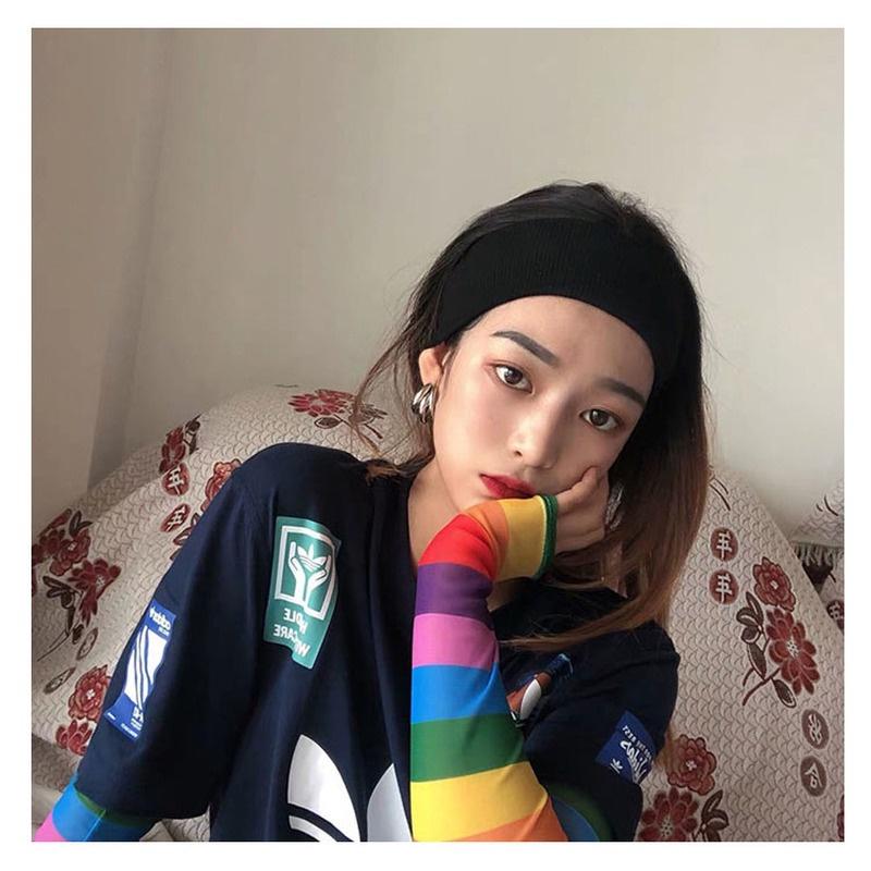 Женская широкая повязка на голову, эластичная повязка для волос, спортивный тюрбан для йоги, головной убор