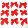 Party for Crafts New Year Xmas Christmas Tree Ornaments Christmas Bows Bowknot Hanging Decorations