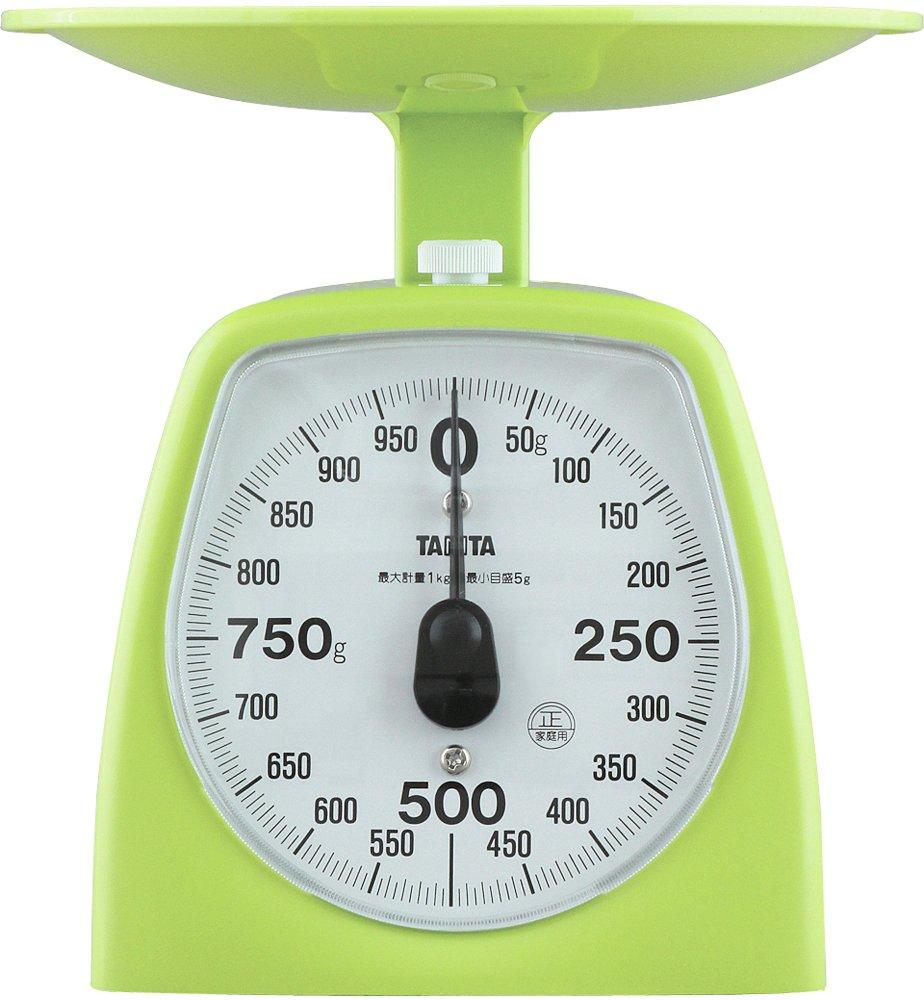 Tanita Cooking Scale Kitchen Scale Cooking Analog 1kg 5g Units Made in Japan Green 1439-GR