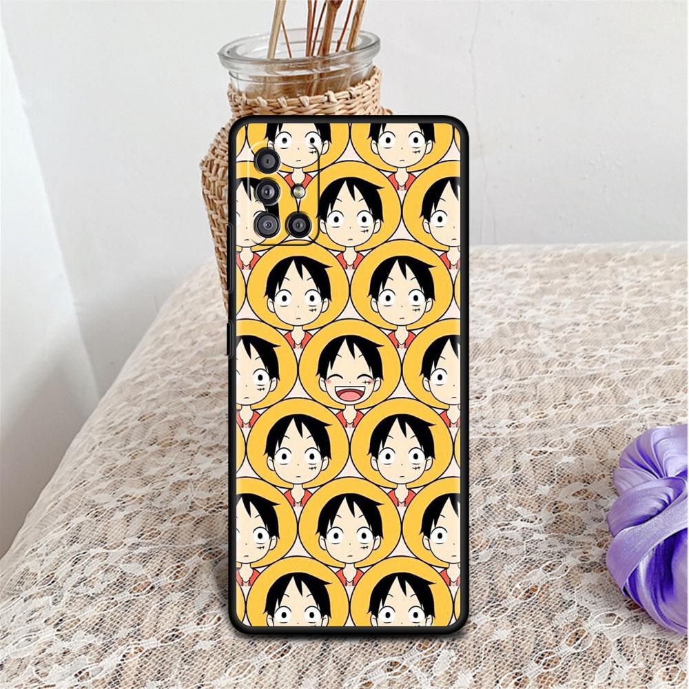 Case For Samsung Galaxy A52 A12 A32 A51 A21s A71 A13 A53 A22 A31 A72 A03 A02s A41 Black Phone Shell One- Piece