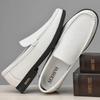 Fashion Genuine Leather Mens Shoes New Design Casual Loafers Slip-on Business Dress Shoes Comfortable Driving Footwear Classic Moccasins