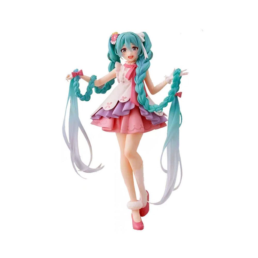 Hatsune Miku Figure Anime Girl Figure Desktop Decor Collectible Doll Present for Fans Future Vocaloid Statue Japanese Kawaii Otaku