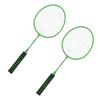 Badminton Racket Set Split Type Soft Nylon Handle Shock Proof Iron Alloy Double Badminton Racket for Boys Girls