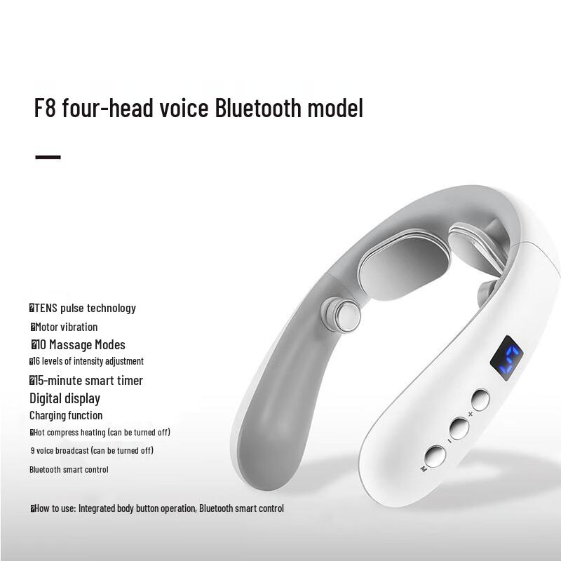 Meilan EMS Neck and Shoulder Massager with Heat and Voice Control