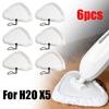 6pcs Reusable Durable Handy. Dust Cloth Replacement Pads Microfiber Cleaner Mats Steam Mop Head