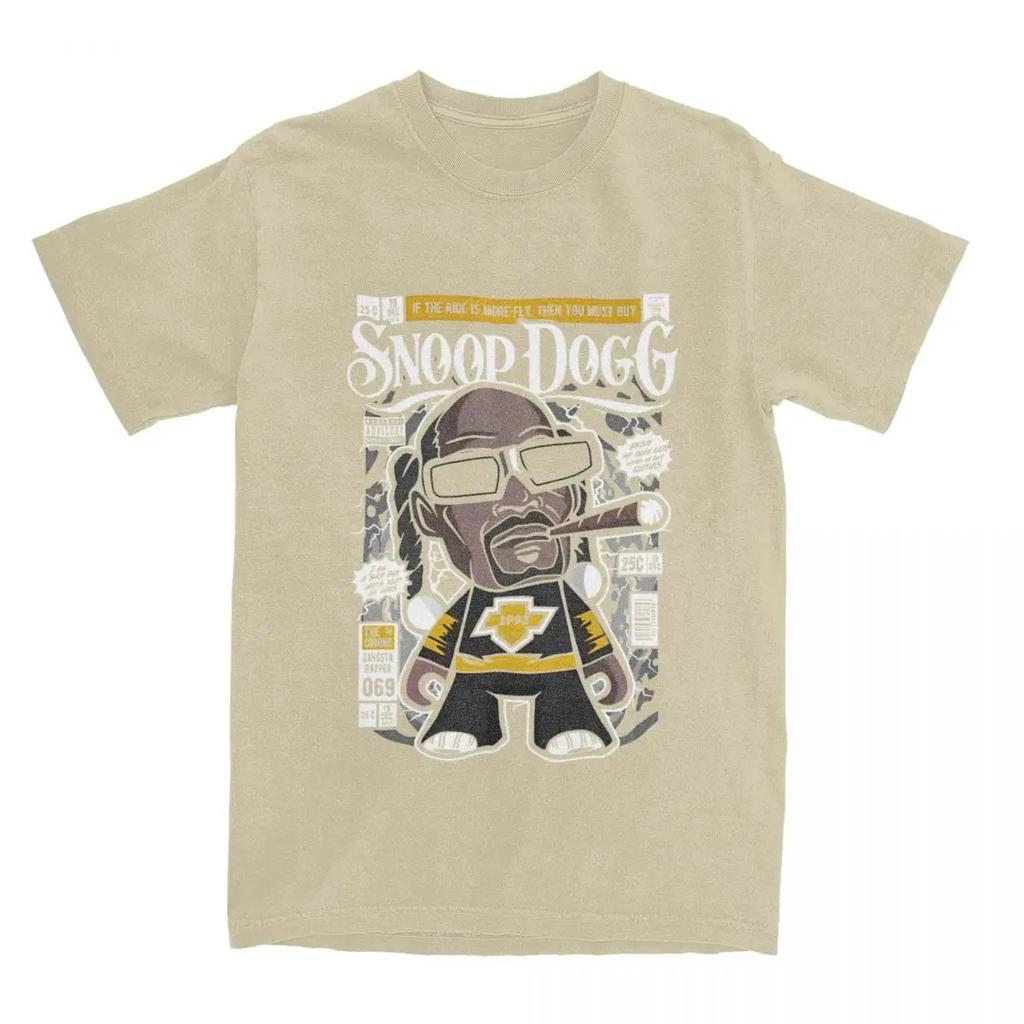 Смешная футболка с изображением Snoop Dogg, рэпера, хип-хоп собаки, мужская, с круглым вырезом, 100% хлопок, короткий рукав, классическая одежда