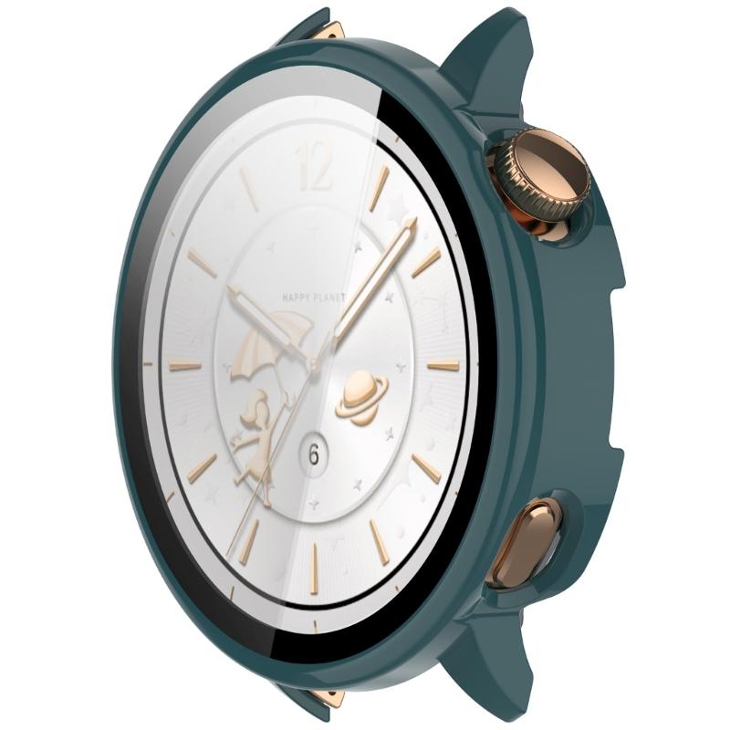 Upgrades PC Glass Mixed  Protective Cover with Full edges  Defense & Precise Button cutout Suitable for Watch X2 Mini