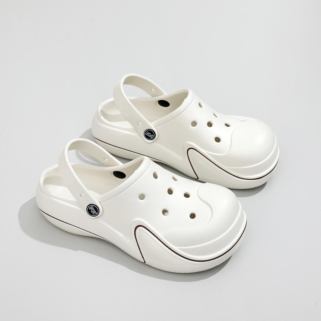 Новые летние тапочки на толстой подошве с росписью. Модная мягкая подошва. Удобный материал ЭВА. Противозапаховые, противоскользящие и износостойкие тапочки.