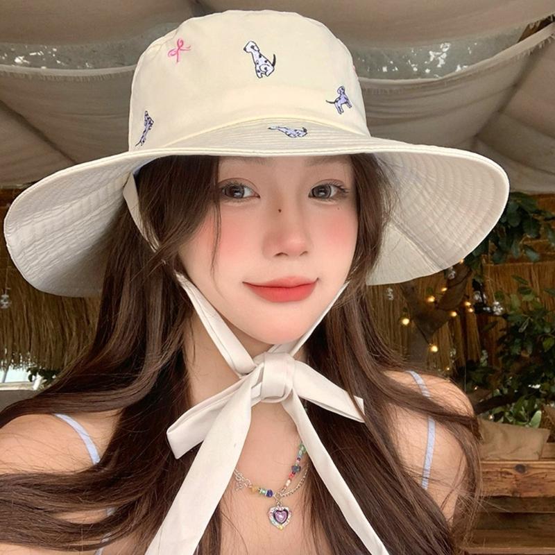 Панама шляпа для девочек красочная вышитая повседневная кепка для спорта, тренажерного зала, горного кемпинга, шляпа от солнца для улицы