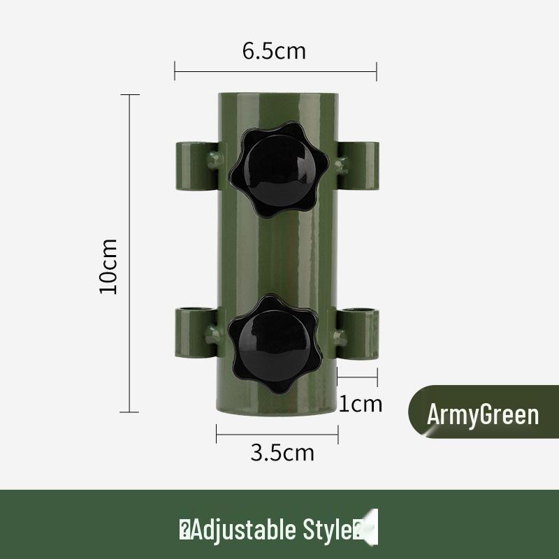 Регулируемый фиксатор для стойки тента-навеса для кемпинга - Аксессуар для поддержки кемпингового навеса