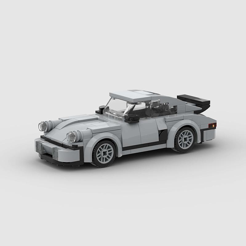 Технический Скоростной Автомобиль MOC Городской Гоночный Автомобиль Ралли Строительные Блоки Набор Кирпичей Ретро Украшение DIY Игрушки Для Детей Взрослых Подарки на День Рождения