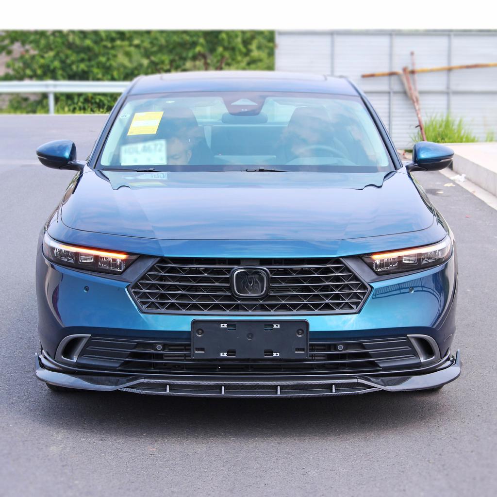 For Honda Accord 11th Gen 2024-2024 Exterior Accessories Carbon Trim Car Front Shovel Front Lip Front Bumper Protector Anti Hit