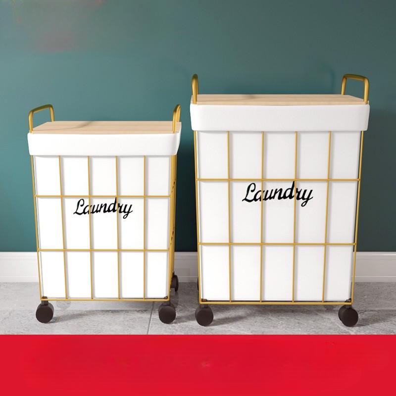 Модный легкий роскошный бытовой корзина для белья, высококлассная простая корзина для хранения игрушек, креативная многофункциональная прикроватная тумбочка