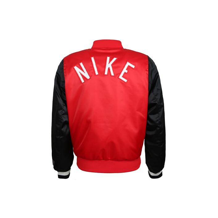 Nike Мужская тканая куртка на молнии с воротником-стойкой Air, красная AR1838-657