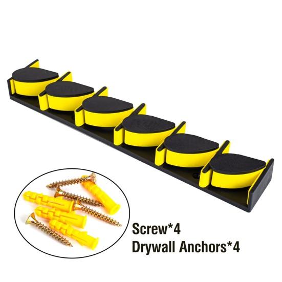 Wall Mount Fishing Rod Holder Adjustable Heavy Duty Vertical 3 To 19MM Fishing