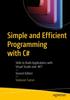 Книга Simple and Efficient Programming with C# : Skills To Build Applications with Visual Studio and .NET