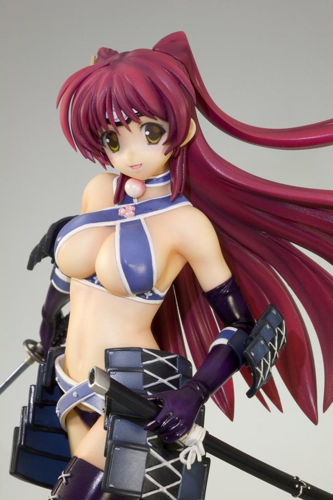 Kotobukiya Aika de Samurai Tamaki готовое изделие, окрашенное в масштабе ПВХ, Ikuno!! 1/8