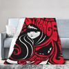 E-Emily the Strange Пледы Мультяшные Фланелевые Пледы для Дивана Кровати Печатный Легкий Покрывало,