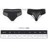 LittleForBig Breathable Underwear Briefs with Tacking Brazilian Smooth and Flexible Shape Size S Gaff, Cheeky, Mesh, Briefs, Unisex, Black,