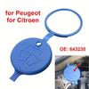 Durable Blue Plastic Windshield Wiper Fluid Reservoir Cap Cover for Peugeot 307 206 408 308 207 Heat-Resistant Vehicle Maintenance