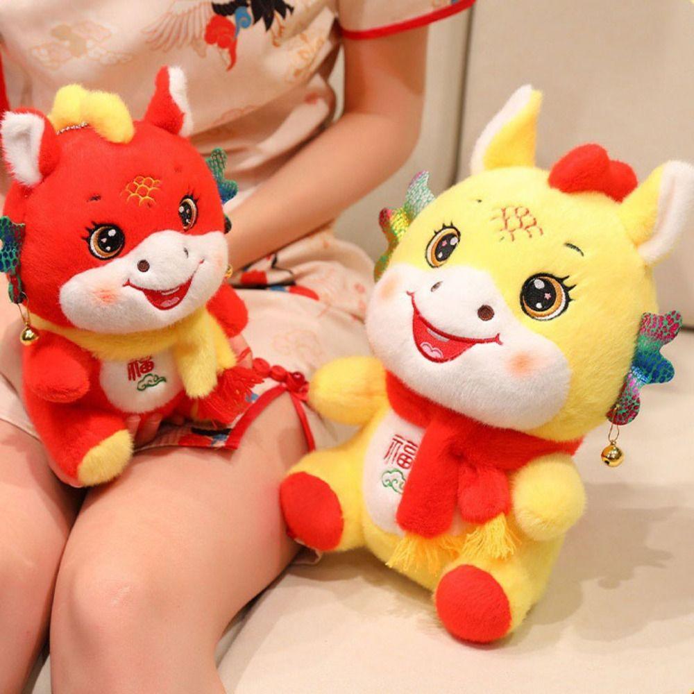 Soft Stuffed Lucky Pony Plush Toys Letter Print Horse Year Mascot Children Toys