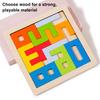 Деревянные строительные блоки с цифрами Экологичные гладкие края без заусенцев Строительные блоки Монтессори-вдохновленные обучающие игрушки для детей