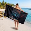Led Zeppelin Customized Name Text Beach Towel, Soft Absorbent Towel Beach Pool Travel Personal Gift