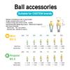 Dental Implant Composite Sealing Screw Spherical Screw Cap Accessories For Osstem Mini Regular Procedure Equipment