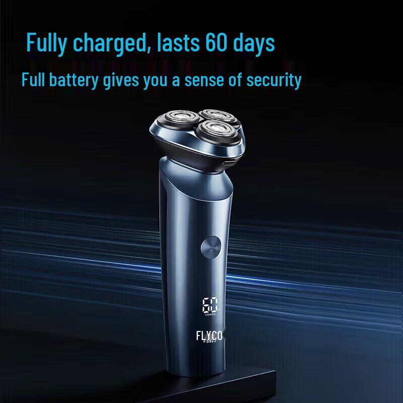 FLYCO FS923 Rotary Electric Shaver CN plug (adapter included)